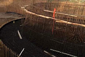 砼煙囪新建施工現(xiàn)場(chǎng)